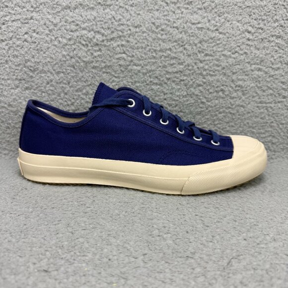 Moonstar Gym Classic Mens 7 Shoes Dark Blue White Fine Vulcanized Japan Sneakers - Picture 3 of 9